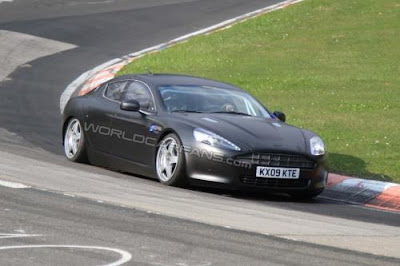 Race prepped Aston Martin Rapide Spied on Nurburgring