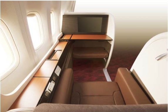 The new JAL Suite comes with a 23 inches personal TV