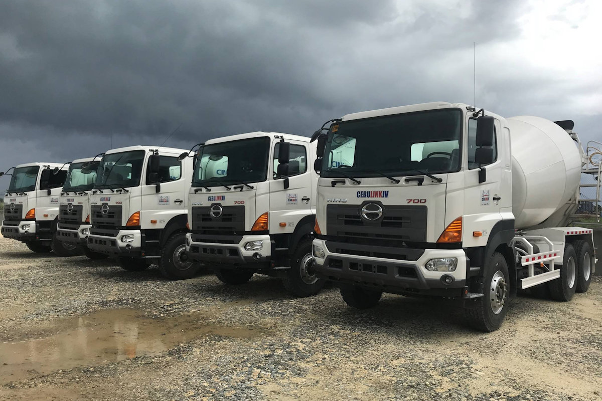 Hino Turns Over Five Mixer Trucks to Cebu Link Joint Venture | CarGuide.PH | Philippine Car News ...