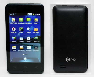 3G iNO One Front & Back Images & Photos Cameraless Smartphone.