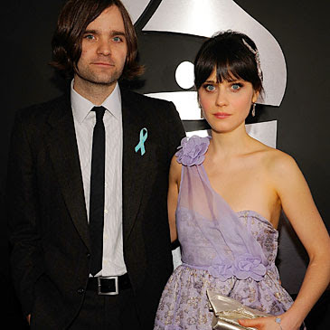 Ben Gibbard and Zooey Deschanel Hipsters indie folk Seth Cohen wannabes