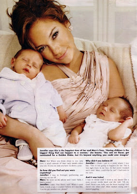 jennifer lopez twins pictures scans