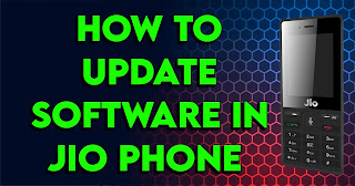 How to update jio phone