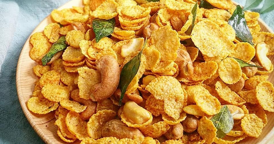 Resepi Kerepek Cornflake Pedas  Resepi malaya turun-temurun