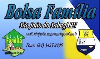 Bolsa Família de São João do Sabugi-RN