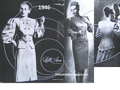 Retro Fashion Show   on Popular Vintage Fashion Lilli Ann Suits From The 1940 S Show Style