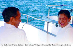 Ke Sulawesi Utara, Jokowi dan Iriana Tinjau Infrastruktur Pendukung Pariwisata