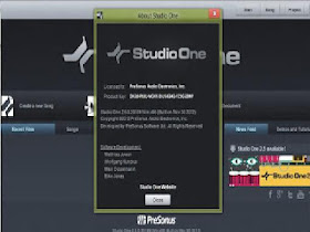 cara menggunakan presonus studio one pro full version