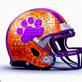 Clemson Tigers Concept Football Helmets