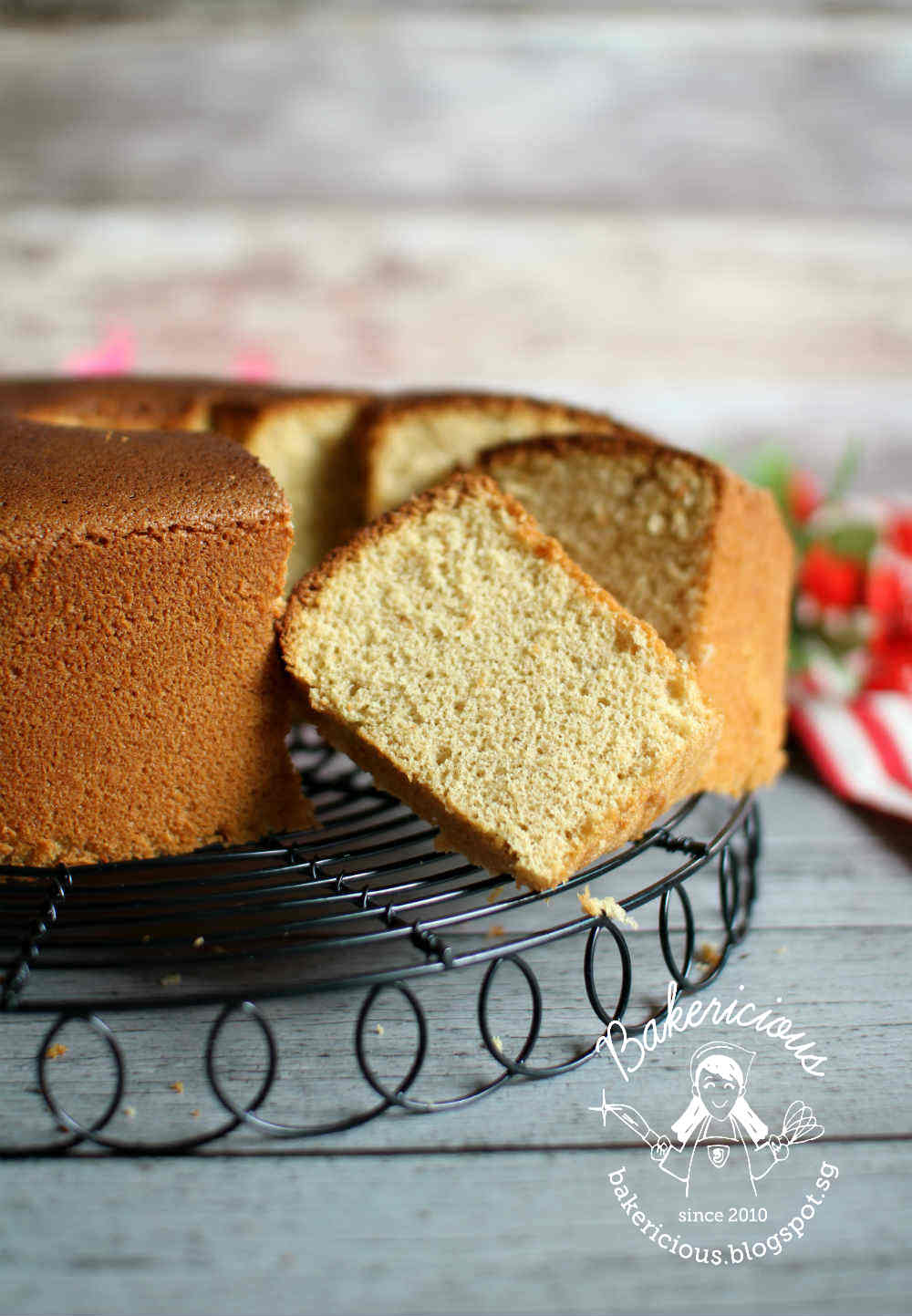 Bakericious: Gula Melaka Palm Sugar Chiffon Cake 椰糖戚风蛋糕 LTU #8