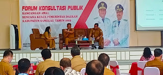 Paolus Hadi Buka dan Pimpin Forum Konsultasi Publik RKPD Kabupaten Sanggau Tahun 2023