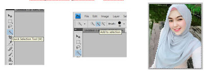Cara Menyeleksi gambar di photoshop