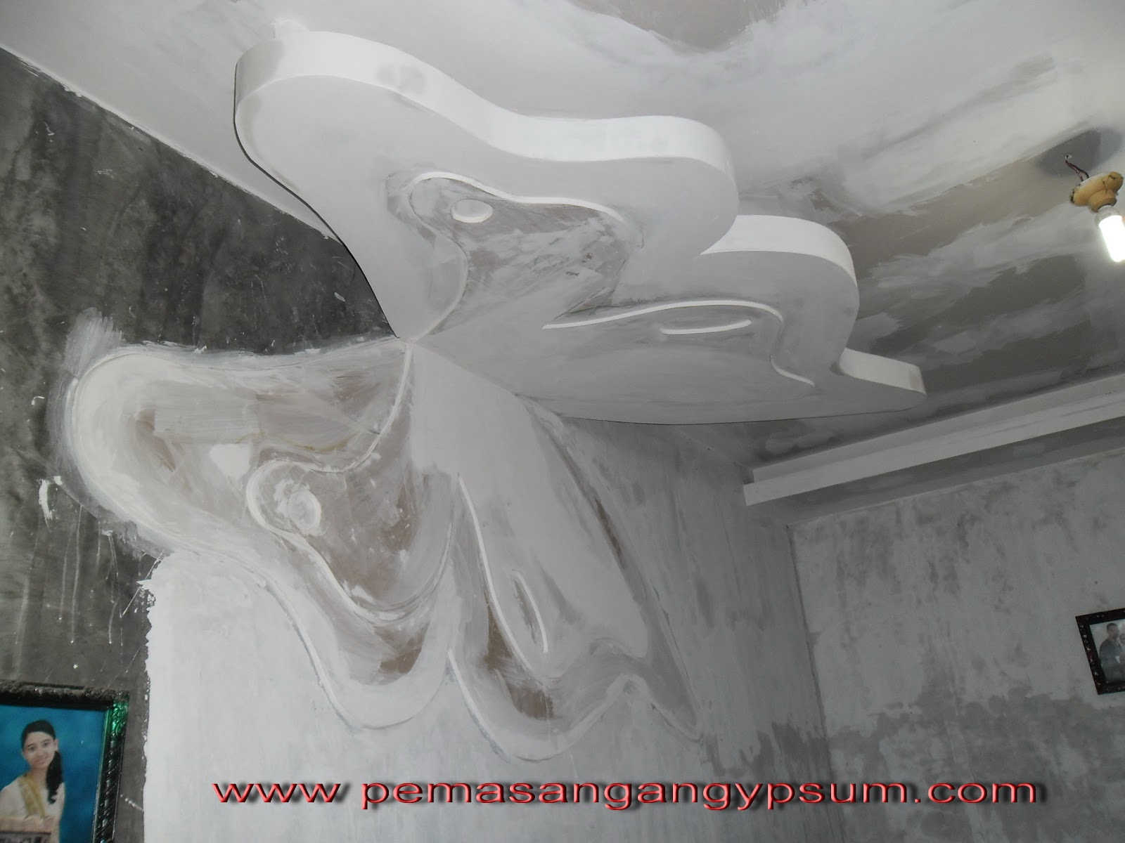 pemasangan gypsum sistem rangka gypsum