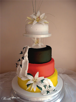 color Wedding Cakes