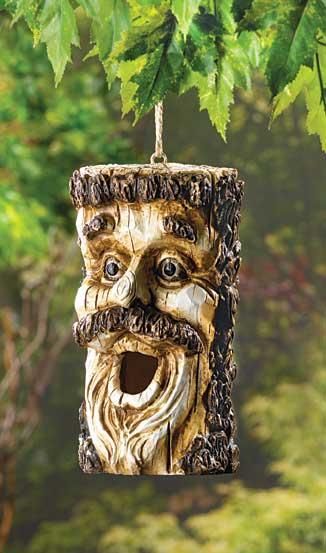 Fine Gardning: Funny wood craved Bird houses and feeders ...