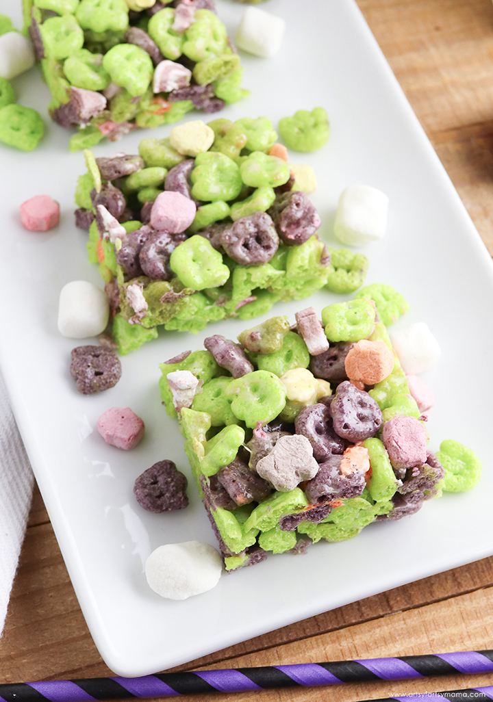 Monster Mash Cereal Treats