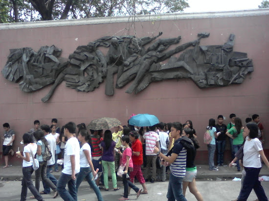 PUPCET Day - The Mural near the PUP-Sta. Mesa Entrance gate