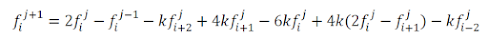 finite difference equation development