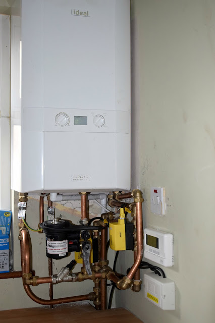 condenser boiler zoned heating installation