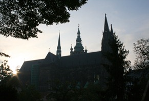 St Vitus at the entrance to Prague Castle