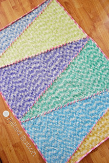 Sally Blanket Crochet Pattern by Susan Carlson of Felted Button