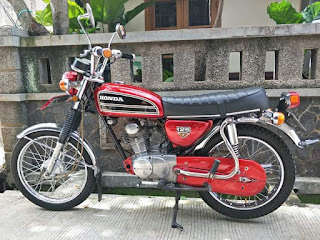 Jual motor klasik Honda cb125 harga dibawah 20 juta