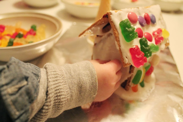 Gingerbread house making