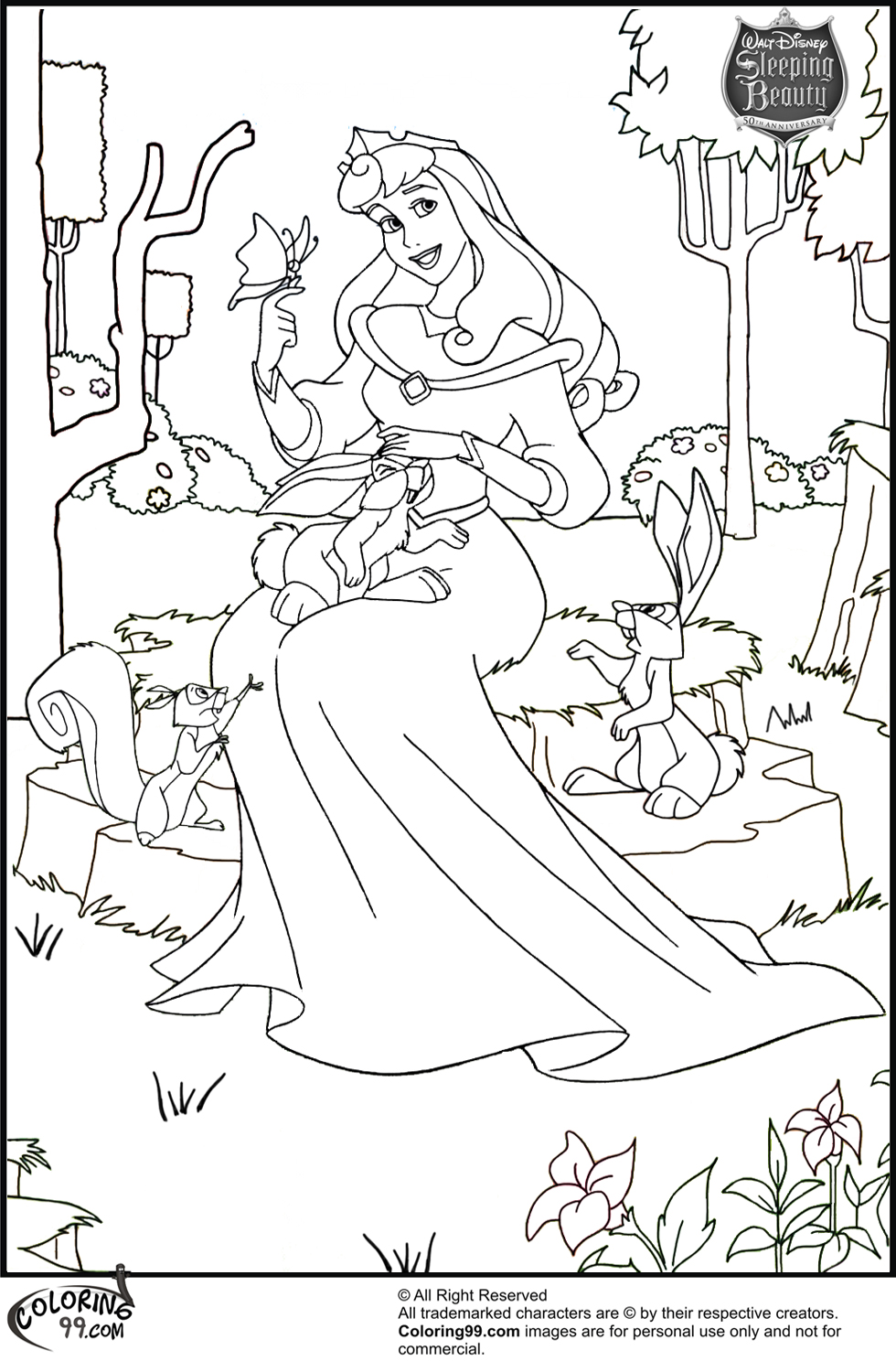 Download Disney Princess Aurora Coloring Pages | Team colors