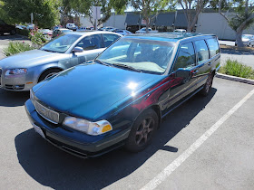 Volvo V70 repainted at Almost Everything Auto Body.