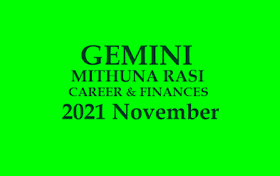 2021 November Gemini Astrology Prediction