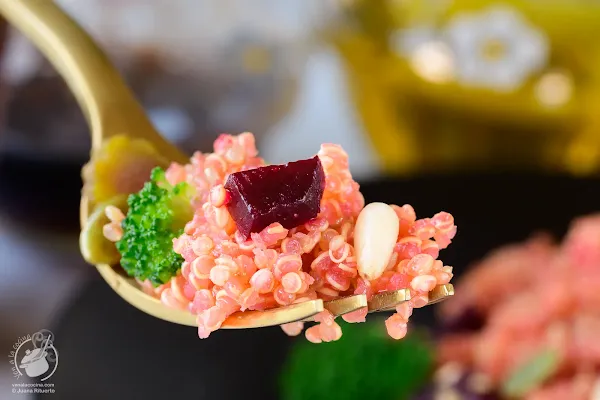 Ensalada de quinoa con remolacha