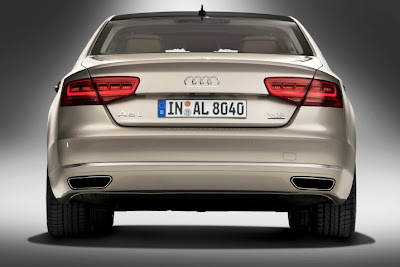 2011 Audi A8 L Rear View