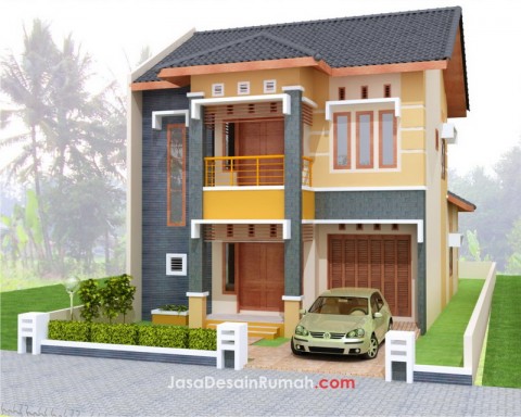 Bentuk Rumah Sederhana on Desain Rumah  Desain Rumah Megah Menawan