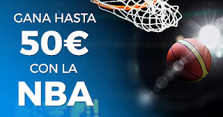Paston apuesta gratis 50 euros NBA hasta 1 noviembre