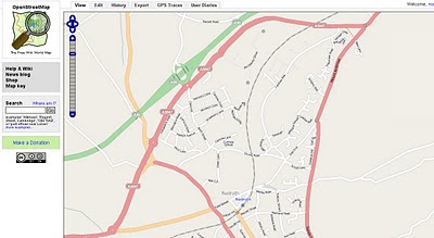 OS OpenData StreetView OSM Potlatch Redruth