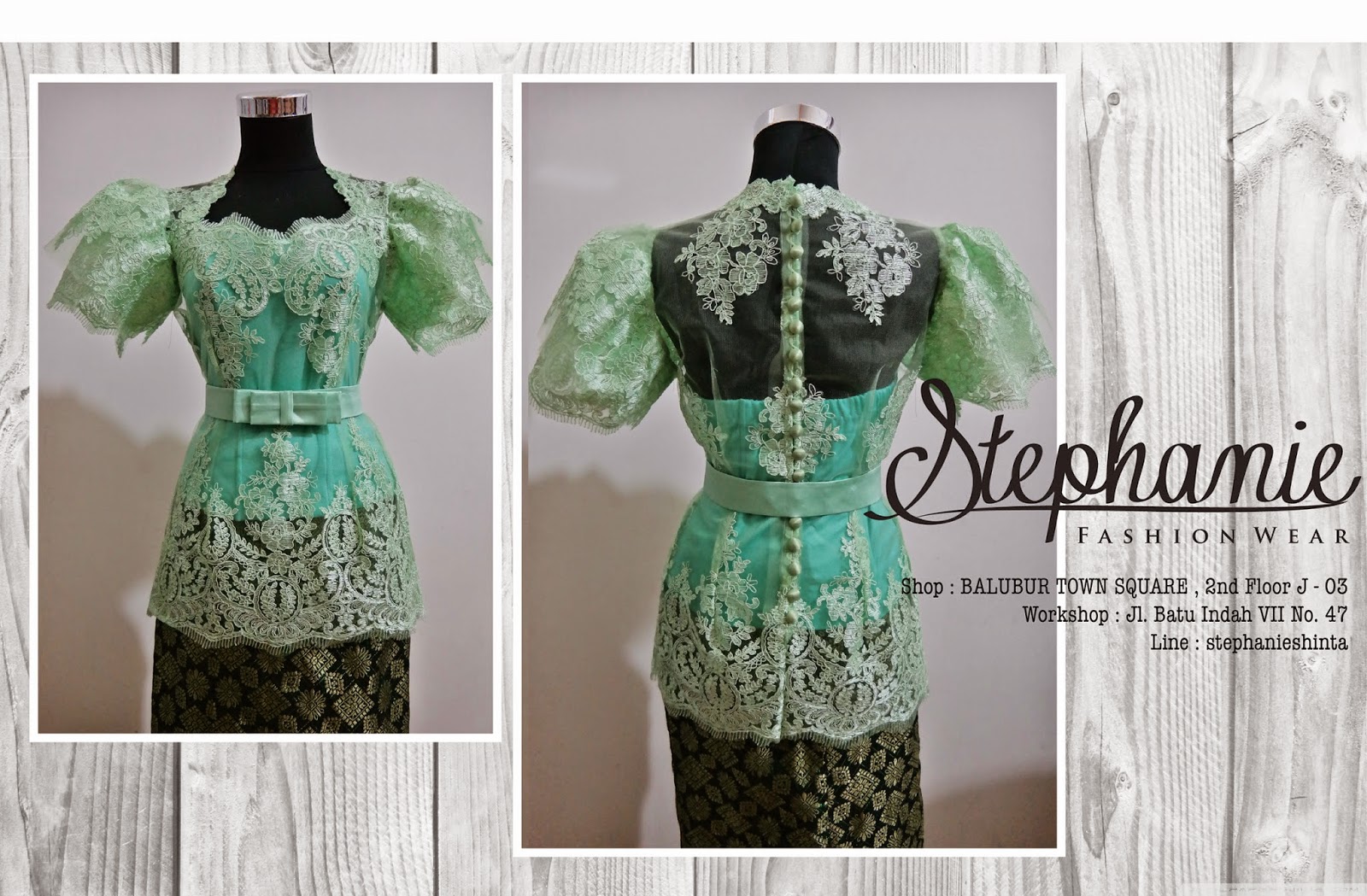 STEPHANIE Wedding Bride Sewa  Kebaya di Bandung 