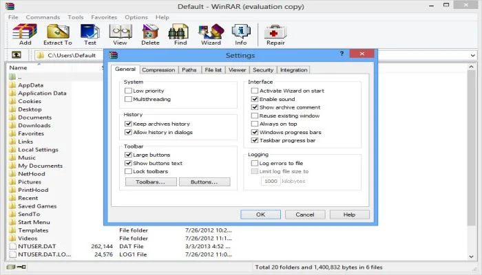 WinRAR Free Download Latest Full Version