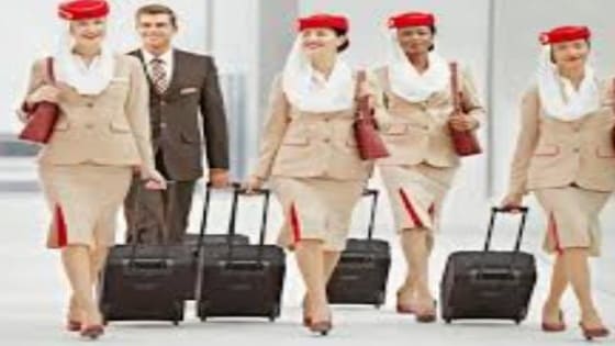 emirates air hostess salary per month