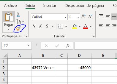 como copiar un formato de una celda a otra en excel