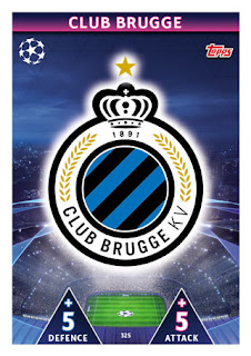 Match Attax UEFA Champions League 2018 2019 Club Brugge Set