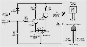 Simple Handy Tester Circuit Diagram