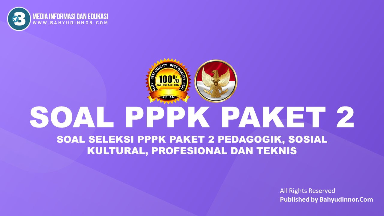 Soal PPPK Paket 2 Update 2021