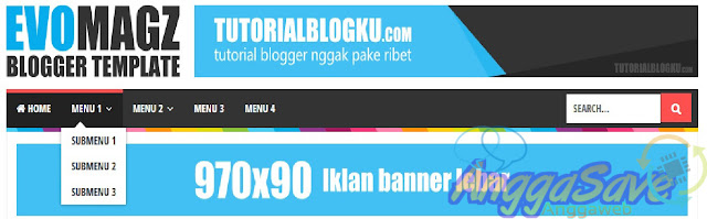 Cara Membuat Menu Navigasi Responsive Seperti Evo Magz