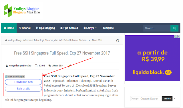 Cara Pasang Iklan Adsense di Dalam Artikel Untuk Template AMP