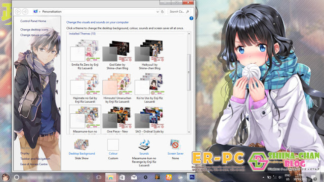 Windows 10 Ver. 1709 Theme Masamune-kun no Revenge by Enji Riz