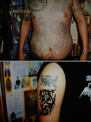 Body Piercing and tattoo body art to decoration. Body Piercing and tattoo