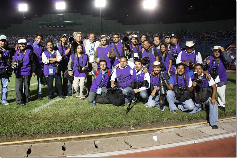 colegas nacionales e internacionales en la cobertura del pre-mundial sub-20