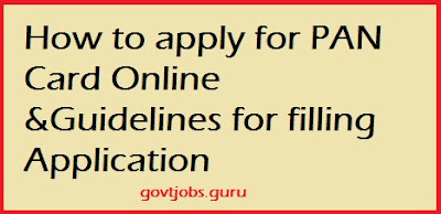 How to apply for PAN Card Online