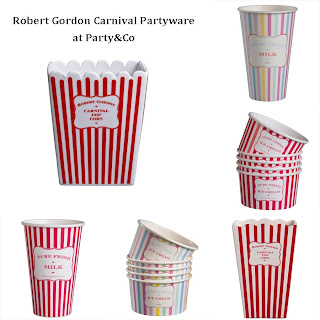 Carnival Partyware, Robert Gordon, Red Stripe Milkshake Cups, Red Stripe Ice Cream Cups, Red Stripe Popcorn Boxes, Ceramic Red Stripe Popcorn Box, Multi Stripe Ice Cream Cup, Multi Stripe Milkshake Cup, Party&Co, Carnival Party, Summer Party, Ice Cream Party, Themed Birthday Parties