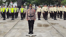 Kasat Binmas Polres Indramayu Pimpin Upacara Memperingati HUT Satpam ke-43